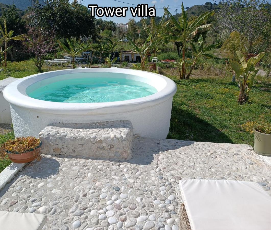 Tower Traditional Pool Villa Kremasti  Bagian luar foto